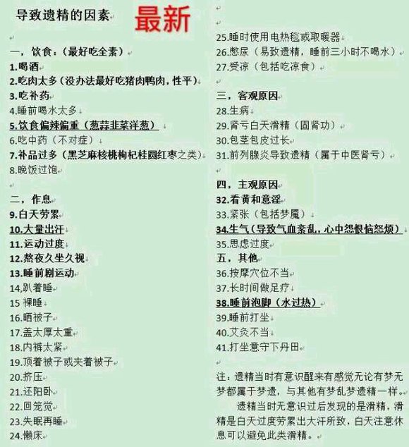 ”请教一下各位师兄们关于频繁梦遗的问题